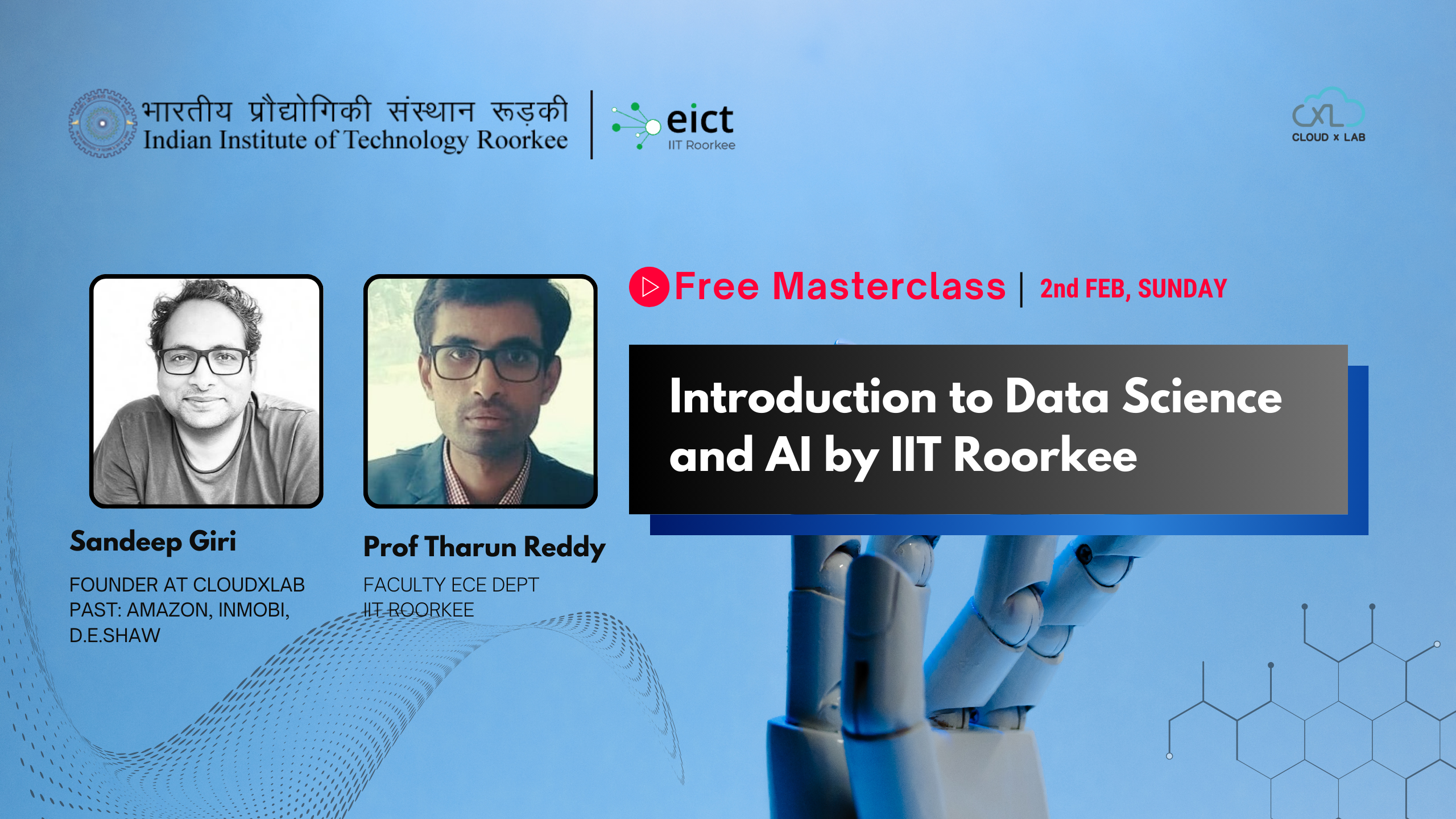 Introduction to Data Science and AI by IIT Roorkee | CloudxLab