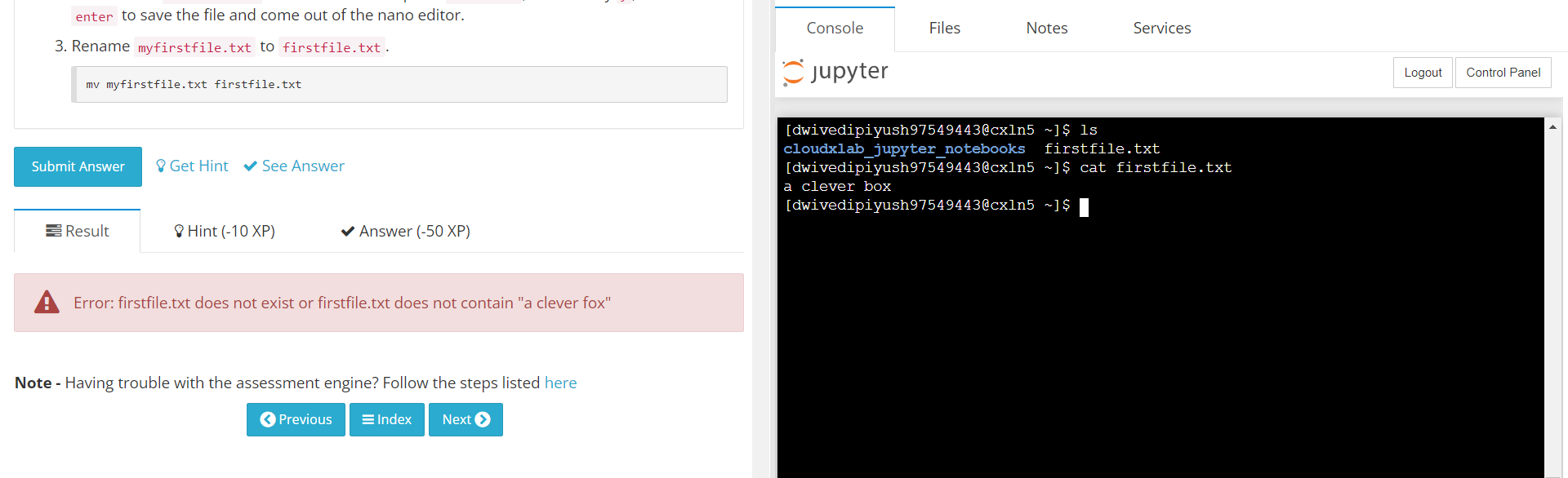 Move Files & Directories | Automated hands-on| CloudxLab