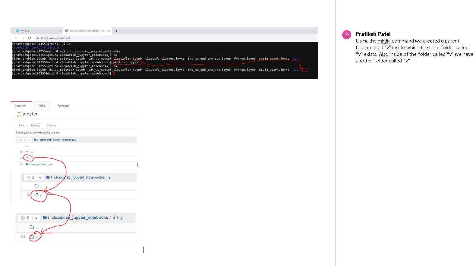 Create Directory - nested | Automated hands-on| CloudxLab