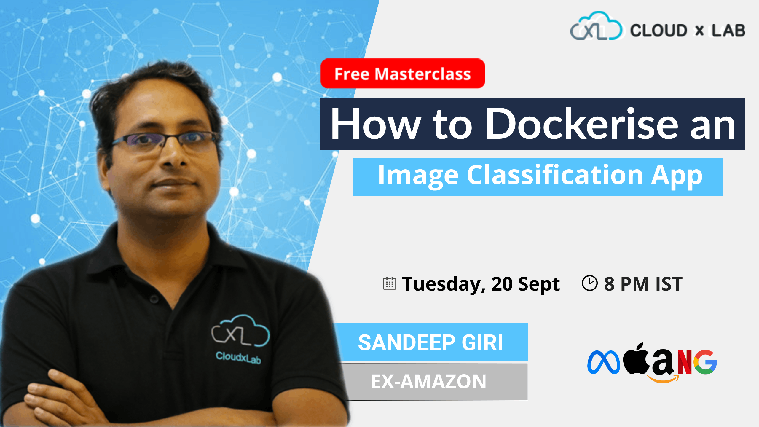 Masterclass on how to dockerise an image classification app cloudxlab